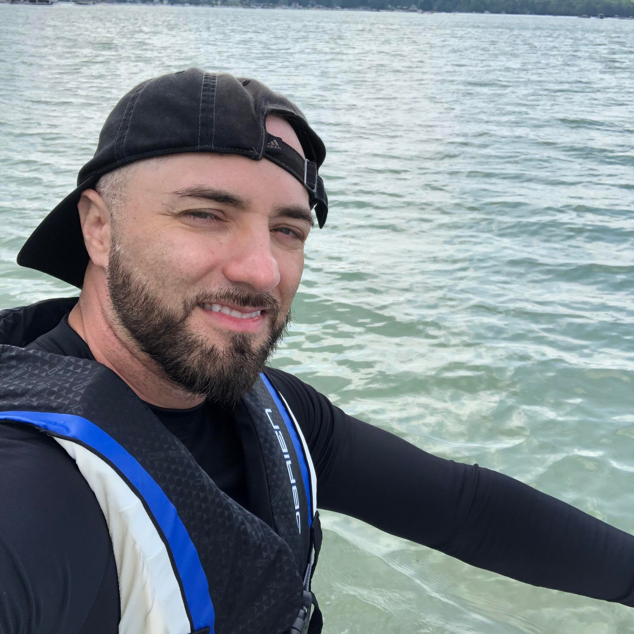 Jason on a jet ski